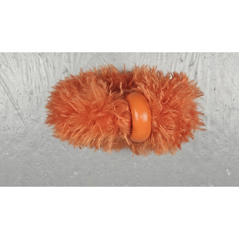 JW PEI Womens Abacus Top Handle Bag Faux Fur Orange Mini NEW with BAG - Picture 5 of 6